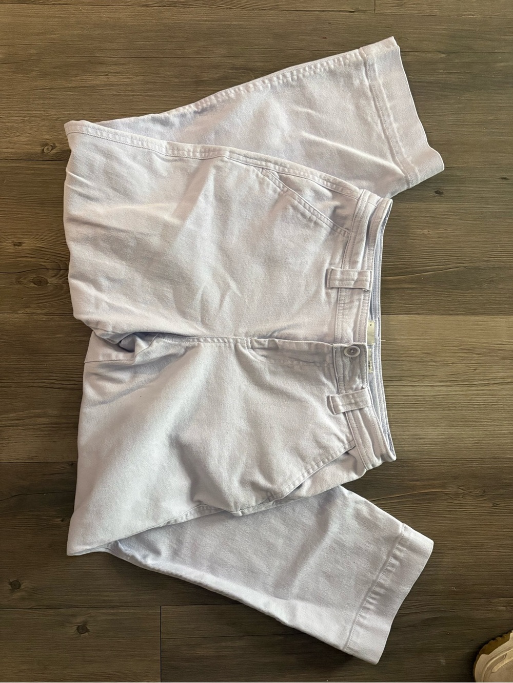 A New Day Pastel Lavendar High Rise Straight/Wide Leg Denim Pants